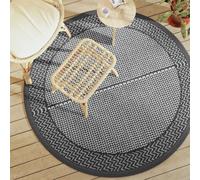 vidaXL Alfombra de exterior ARAKIL gris Ø160 cm PP