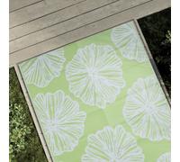vidaXL Alfombra de Exterior PP 120x180 cm Jardín Patio Terraza Balcón Color Verde, Hoja, green leaf pattern y mas