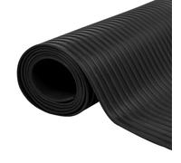 vidaXL Alfombra de Goma Antideslizante de 2 x 1 m Modelo de Nervios Alfombra de Suelo