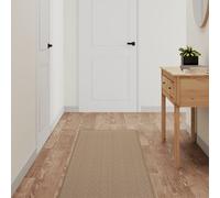 vidaXL Alfombra de pasillo con aspecto de sisal color arena 50x150 cm