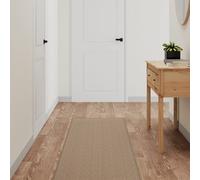 vidaXL Alfombra de pasillo con aspecto de sisal color arena 50x200 cm