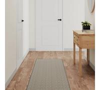 vidaXL Alfombra de pasillo con aspecto de sisal platina 50x150 cm