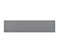 vidaXL Alfombra de Pasillo Entrada Vestíbulo Galería Estera Salón Dormitorio Cocina Oficina Suelo Lavable Antideslizante Gris Oscuro 80x400 cm
