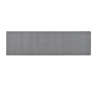 vidaXL Alfombra de Pasillo Entrada Vestíbulo Galería Estera Salón Dormitorio Cocina Oficina Suelo Lavable Antideslizante Gris Oscuro 80x300 cm