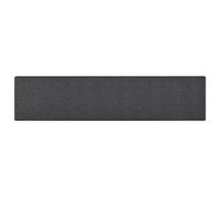 vidaXL Alfombra de Pasillo Entrada Vestíbulo Galería Estera Salón Dormitorio Cocina Oficina Suelo Lavable Antideslizante Gris Antracita 50x250 cm