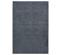 vidaXL Alfombra de pelo corto gris antracita 160x230 cm