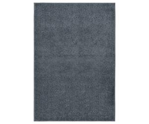 vidaXL Alfombra de pelo corto gris antracita 160x230 cm