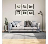 vidaXL Alfombra de pelo corto look escandinavo IZA gris 160x230 cm