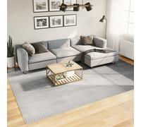 Vidaxl Alfombra Pelo Corto Look Escandinavo IZA 240x340 Cm - Color Antracita, Crema, Gris Gray
