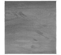 vidaXL Alfombra de Pelo Corto Oviedo Gris Antracita 120x120 cm
