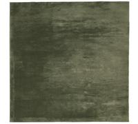 Vidaxl Alfombra de Pelo Corto Suave Lavable HUARTE 200x200 Cm Color Antracita Green