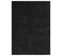 Vidaxl Alfombra de Pelo Corto Suave Lavable HUARTE 200x280cm Color Antracita Black