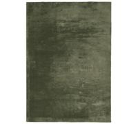 vidaXL Alfombra de pelo corto suave lavable HUARTE 200x280cm Verde Bosque