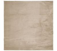 vidaXL Alfombra de pelo corto suave lavable HUARTE 240x240cm Arena