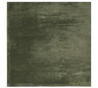vidaXL Alfombra de pelo corto suave lavable HUARTE 240x240cm Verde Bosque