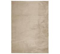 vidaXL Alfombra HUARTE de pelo corto — Suave, lavable y antideslizante — Arena 240x340 cm