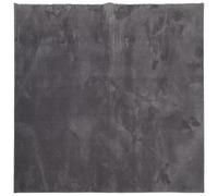 vidaXL Alfombra de Pelo Corto Suave Lavable HUARTE Antracita 120x120cm