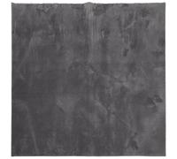 vidaXL Alfombra de Pelo Corto Suave Lavable HUARTE Antracita 200x200cm