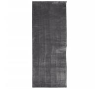 vidaXL Alfombra HUARTE de pelo corto y suave, lavable y antideslizante, Gris antracita 80x200 cm