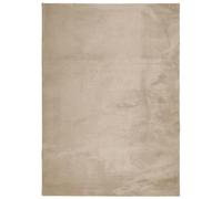 vidaXL Alfombra de Pelo Corto Suave Lavable HUARTE Arena 200x280 cm