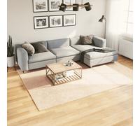 vidaXL Alfombra HUARTE de pelo corto, suave y lavable 200x280 cm Antracita/Beige