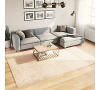 Vidaxl Alfombra de Pelo Corto Suave Lavable HUARTE Beige 240x340 Cm Beige