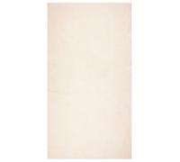 vidaXL Alfombra de pelo corto suave lavable HUARTE beige 80x150 cm
