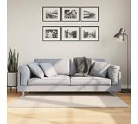 vidaXL Alfombra de pelo corto suave lavable HUARTE beige 80x150 cm