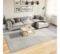 vidaXL Alfombra de pelo corto suave lavable HUARTE 240x340cm Gris