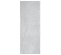 vidaXL Alfombra HUARTE de pelo corto, suave y lavable Gris 80x200 cm