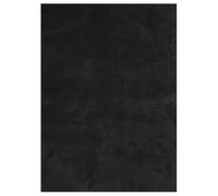 vidaXL Alfombra HUARTE de pelo corto, suave y lavable Negro 140x200 cm