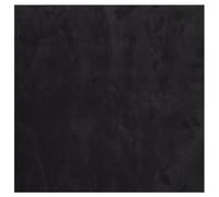 vidaXL Alfombra HUARTE de pelo corto, suave y lavable Negro 160x160 cm