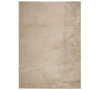 vidaXL Alfombra de pelo corto suave lavable HUARTE 240x340cm Arena
