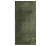 vidaXL Alfombra de Pelo Corto Suave y Lavable, Alfombrilla Antideslizante, Tapete de Dormitorio, Alfombra para Salón Pasillo, Verde Bosque 100x200 cm