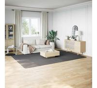 vidaXL Alfombra de pelo largo color antracita, 240 x 340 cm, poliéster