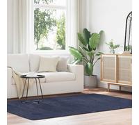 vidaXL Alfombra de pelo largo NAVARRA azul marino 160x230 cm poliéster