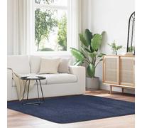 vidaXL Alfombra de pelo largo NAVARRA azul marino 200x200 cm poliéster
