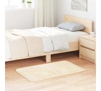 vidaXL Alfombra de pelo largo NAVARRA color crema 60x100 cm Poliéster