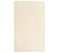vidaXL Alfombra Peluda de Pelo Largo Color Crema 80x150 cm Poliéster, Alfombra, Alfombra de Sala de Estar, Alfombra mullida, Alfombra de área