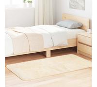 vidaXL Alfombra de pelo largo NAVARRA color crema 80x150 cm Poliéster
