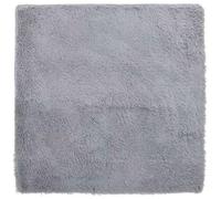 vidaXL Alfombra de pelo largo NAVARRA 240x240 cm poliéster gris claro