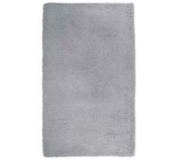 vidaXL Alfombra Peluda de Pelo Largo Gris Claro 80x150 cm poliéster, Alfombra, Alfombra de Sala de Estar, Alfombra mullida, Alfombra de área
