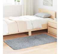 vidaXL Alfombra de pelo largo NAVARRA gris claro 80x150 cm poliéster