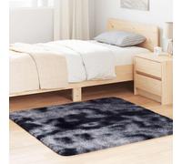 vidaXL Alfombra de pelo largo NAVARRA gris oscuro 120x120 cm poliéster