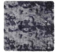 vidaXL Alfombra de pelo largo NAVARRA gris oscuro 160x160 cm poliéster