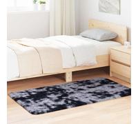 vidaXL Alfombra de pelo largo NAVARRA gris oscuro 80x150 cm poliéster