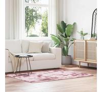 vidaXL Alfombra de pelo largo NAVARRA rosa polvoriento 120x170 cm