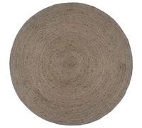 Vidaxl Alfombra de Yute Tejida a Mano Redonda 210 Cm - Color Gris Gray