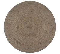vidaXL Alfombra de yute tejida a mano redonda 90 cm gris – Interior y exterior