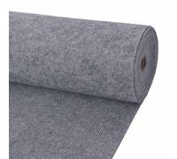 vidaXL Alfombra Gris 1,2 x 15 m Poliéster